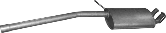 Глушитель средняя часть (резонатор) Polmostrow 01.49