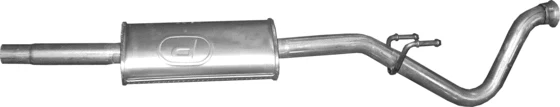 Глушитель средняя часть Polmostrow 04.37 для Citroen Jumper II