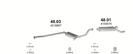 Схема выхлопной системы: Saab 9000 · 2.0 бензин, 1992–1993; 2.0 бензин, 1994–1997; 2.3 бензин, 1992–1997; 2.3 бензин, 1993–1997; 2.0 бензин, 1995–1997; 2.3 бензин, 1992–1994; 2.3 бензин, 1993–1994; 2.3 бензин, 1995–1997